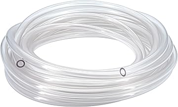 PVC Tubing 10 m 10 x 14 mm for Aquariums, Water, Air, Transparent Glass and Temperature Resistant from -20°C to +60°C for Liquid Passage