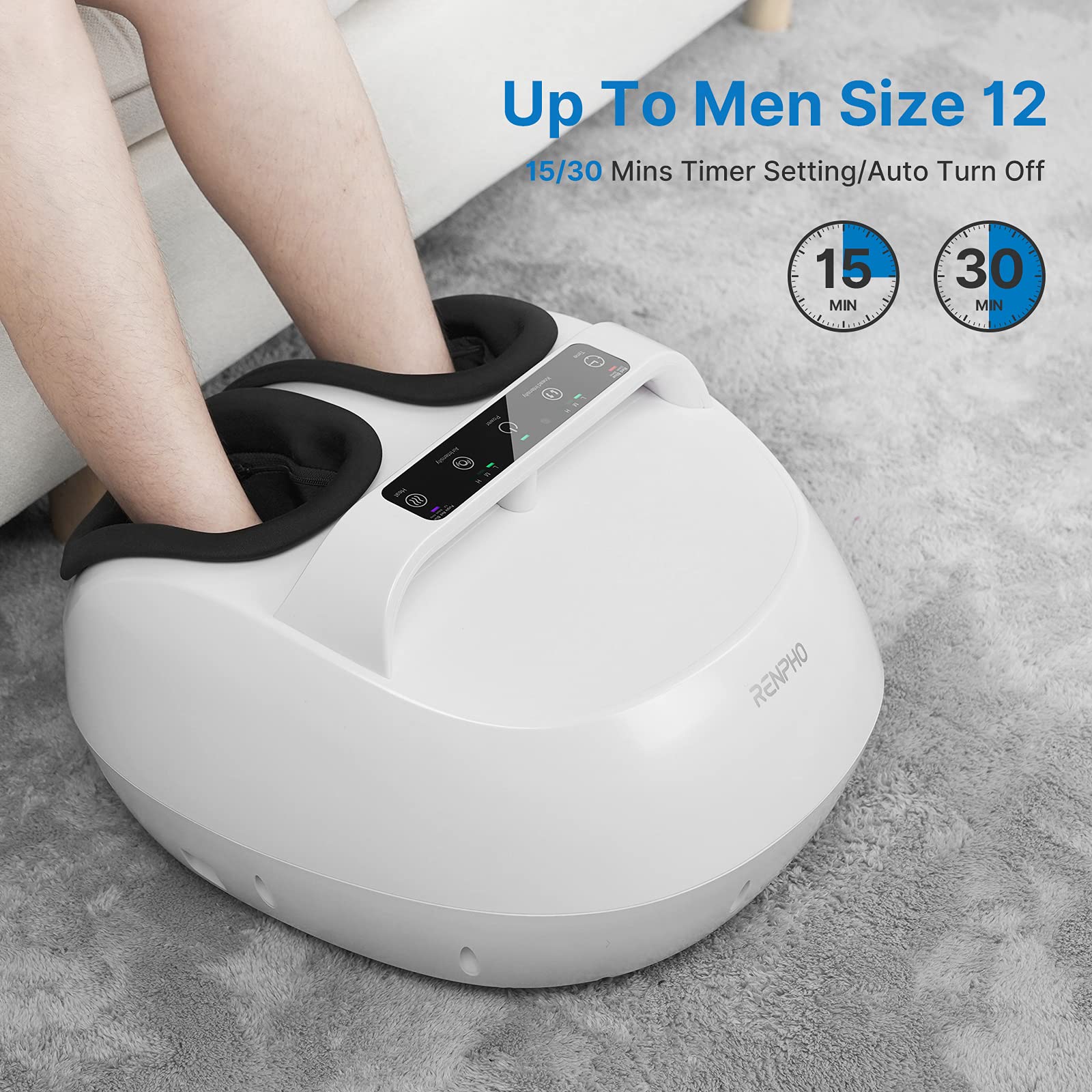 Buy RENPHO Foot Massager Machine with Upgraded Heat and Remote, Gifts