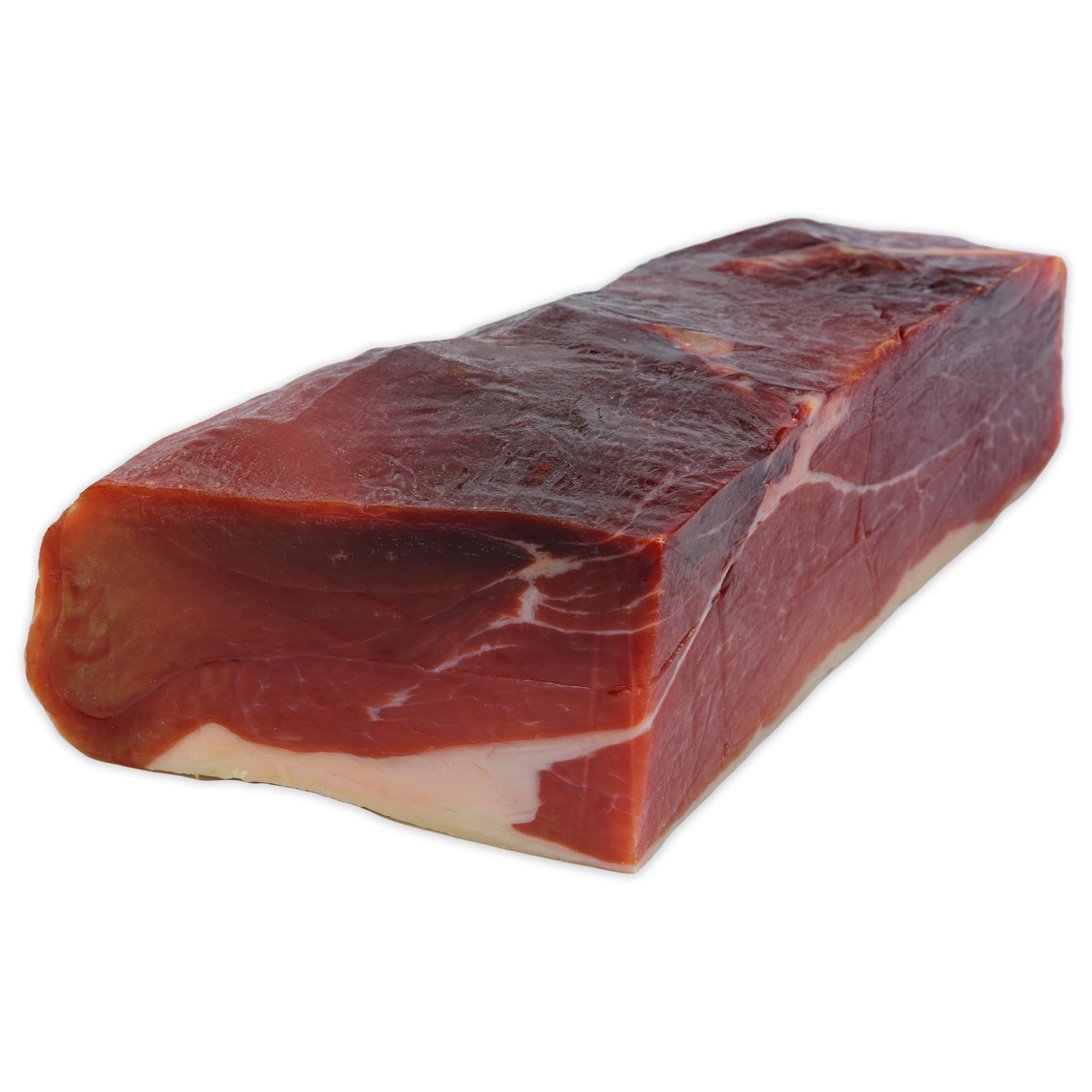 Hymor Superham spanischer Schinken am Stück – 1x ca. 1kg - Spanischer Jamon-Schinken ohne Knochen, polierter luftgetrockneter Schinken, lange Reifung mit weniger Salz für mehr Geschmack