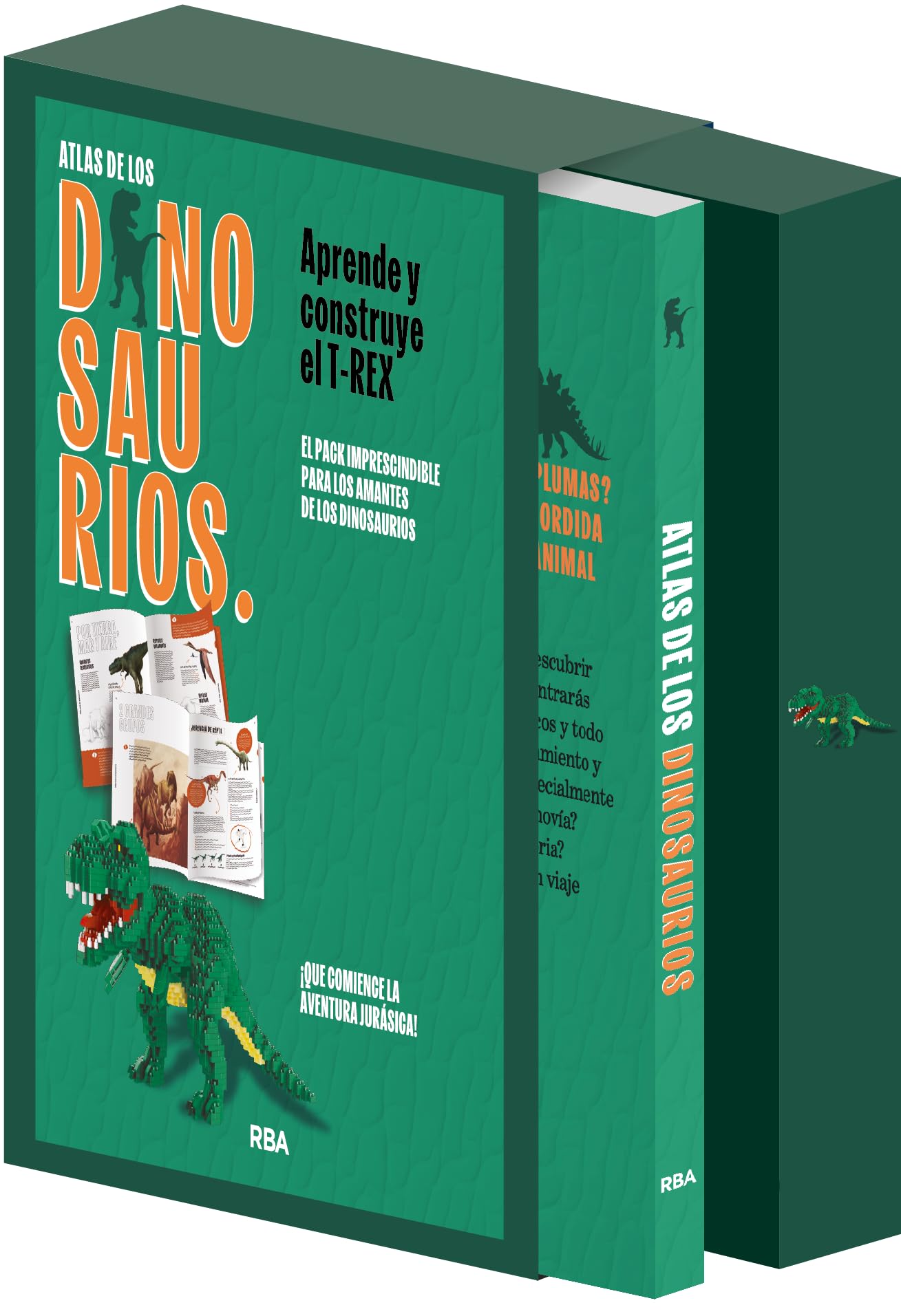 Atlas de los dinosaurios: Construye el T-REX (Infantil)