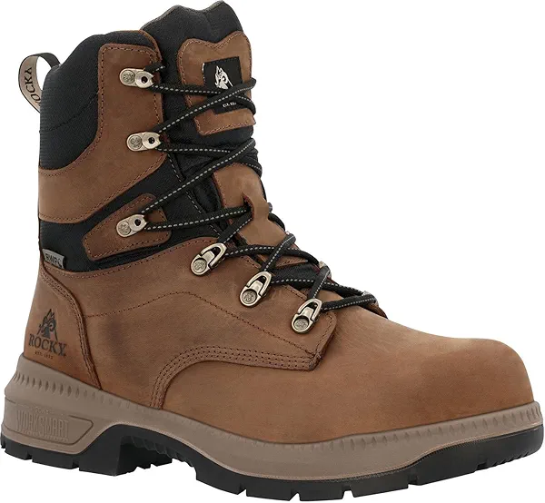 ROCKY Worksmart 8” Comp Toe Internal MET Guard Work Boot