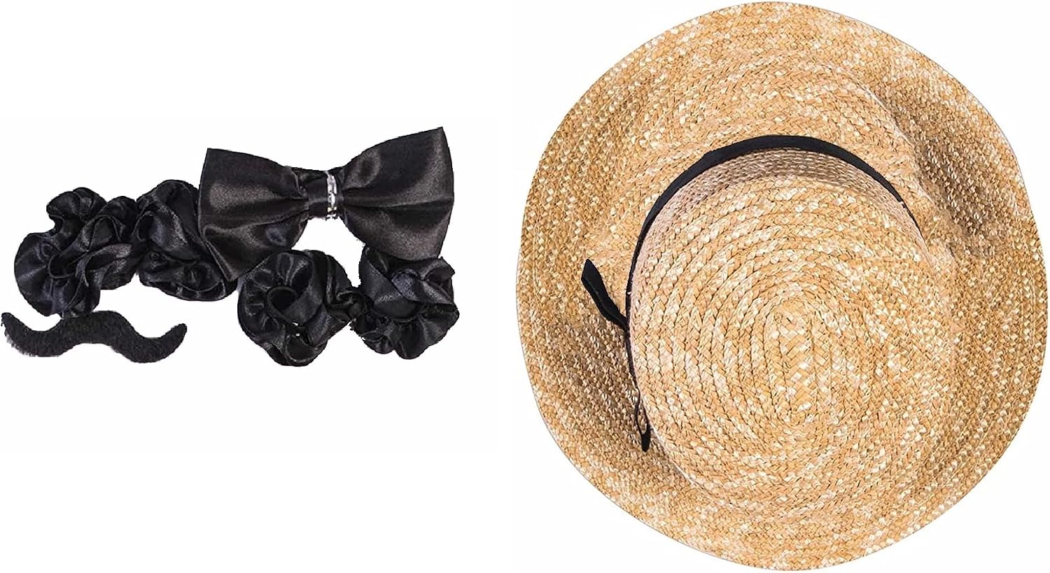 Rubies Men's Forum Roaring 20s Costume Accessories (Hat, Garters, Bow Tie, Mustache), As Shown, One Size