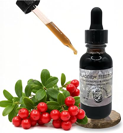Bladder Restore | 100% Organic Herbal Drops | Concentrated Extract | Uva Ursi, Nettle, Horsetail, Dandelion, Slippery elm & More.