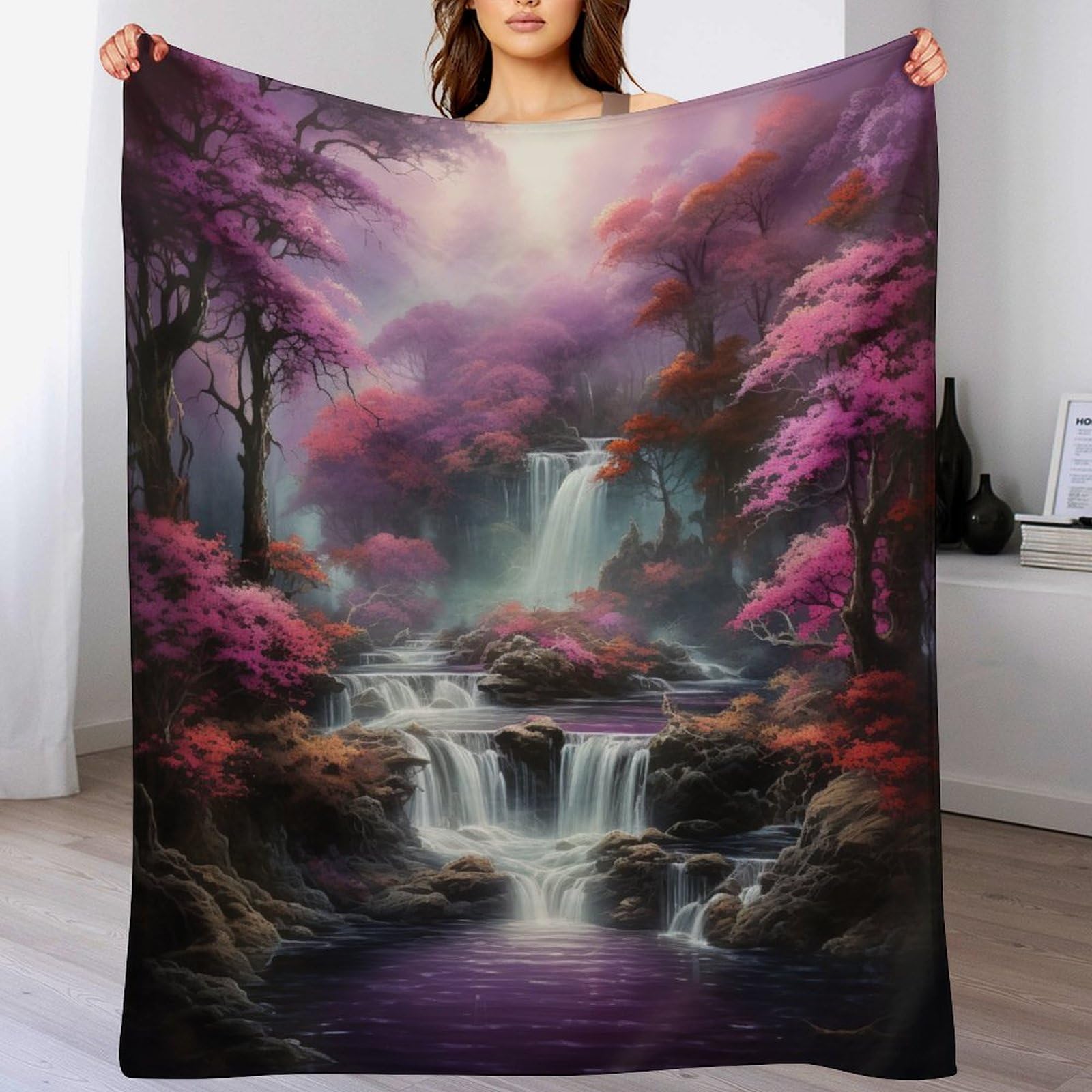 Couverture de balcon et camping isolante avec couvre-lit en flannel doux contre le froid