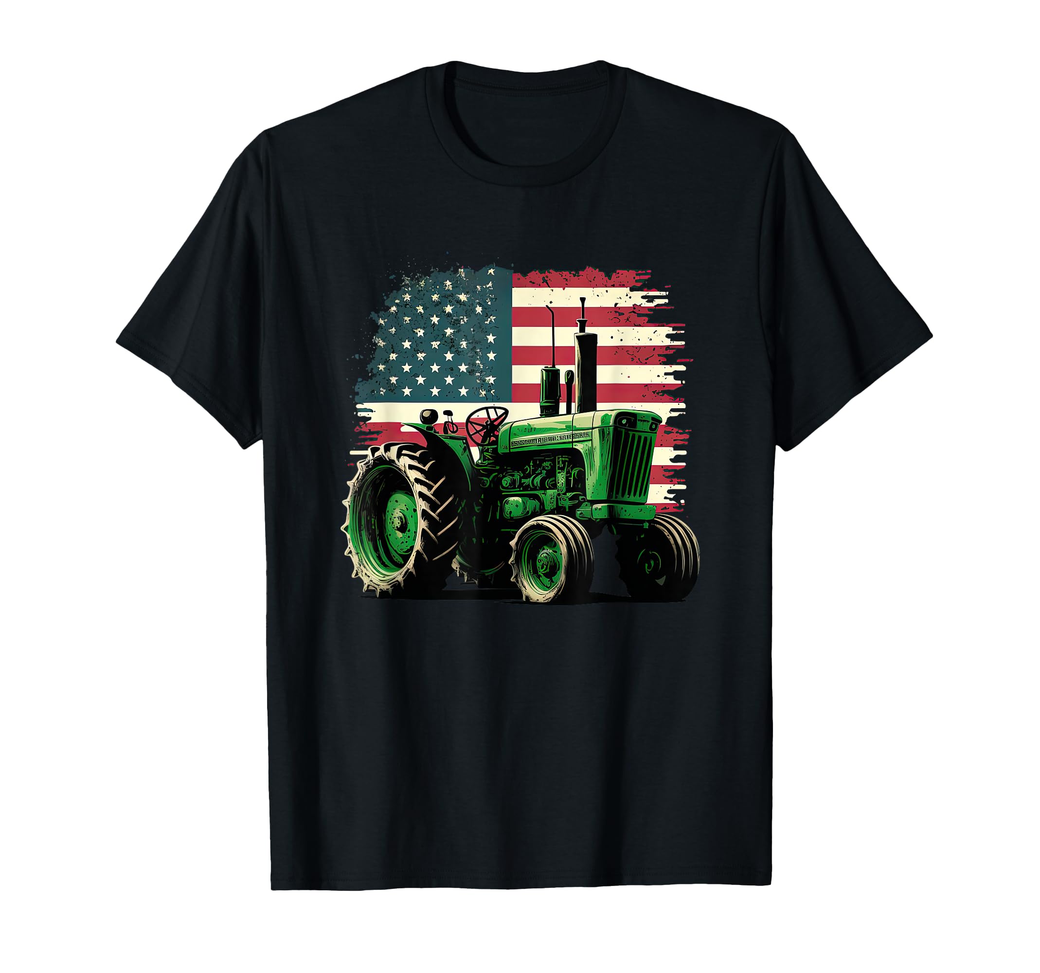 Agriculture Farm Tractor USA Flag tractor American farm USA T-Shirt