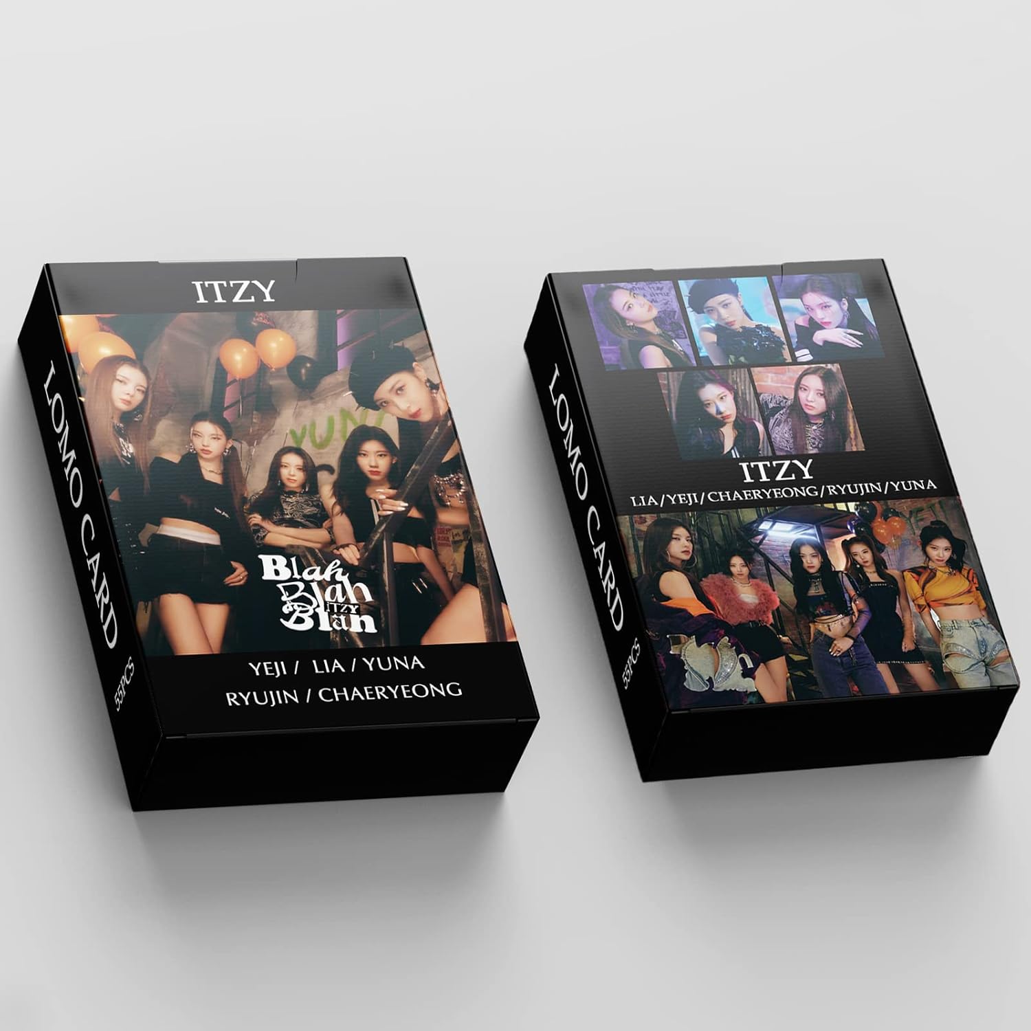 Buy ITZY Photo Cards 55pcs ITZY Blah Blah Blah New Album Photocard KPOP