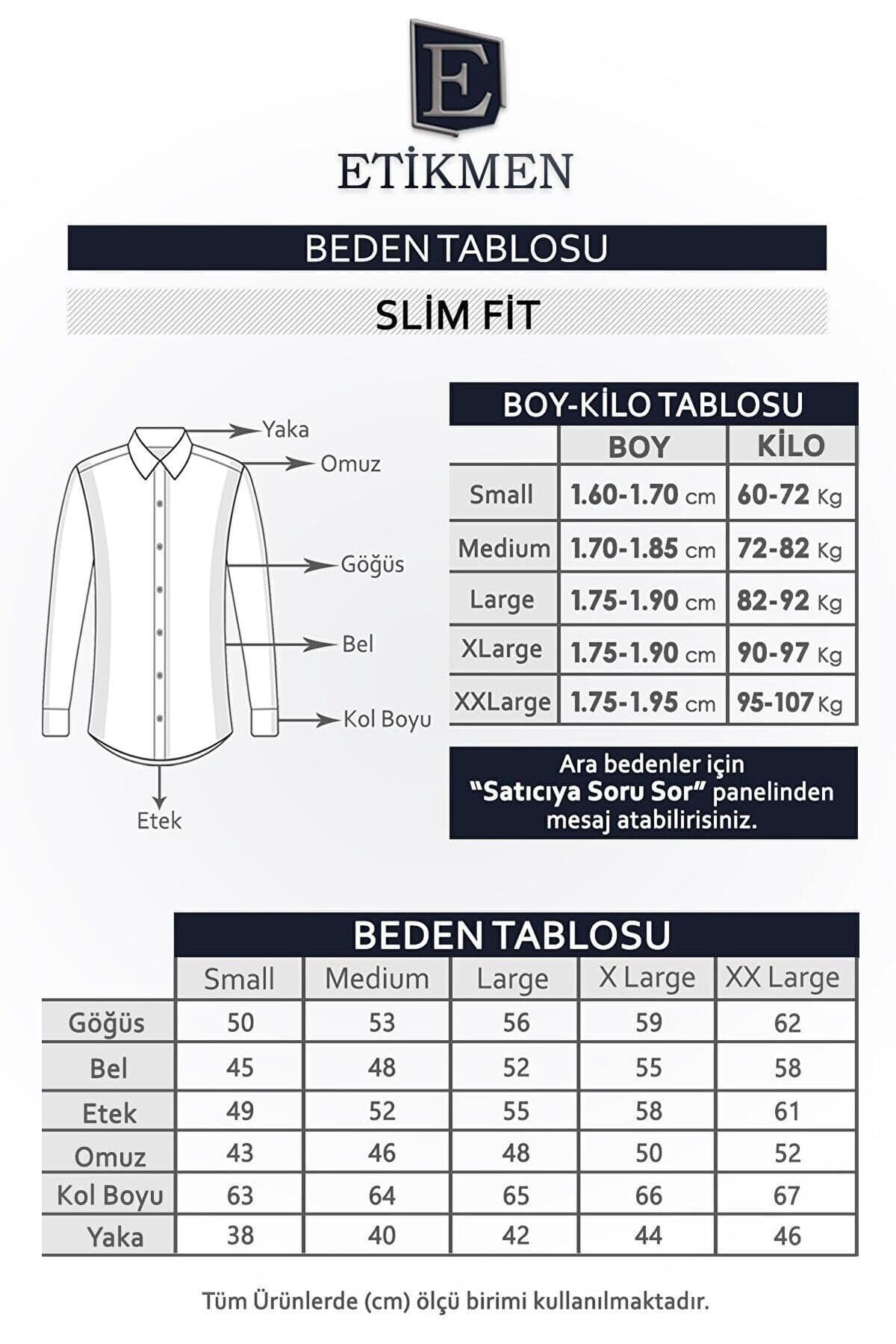 Etikmen Siyah Kiremit Çizgili Over Oduncu Hediye Kutulu Erkek Gömlek XL