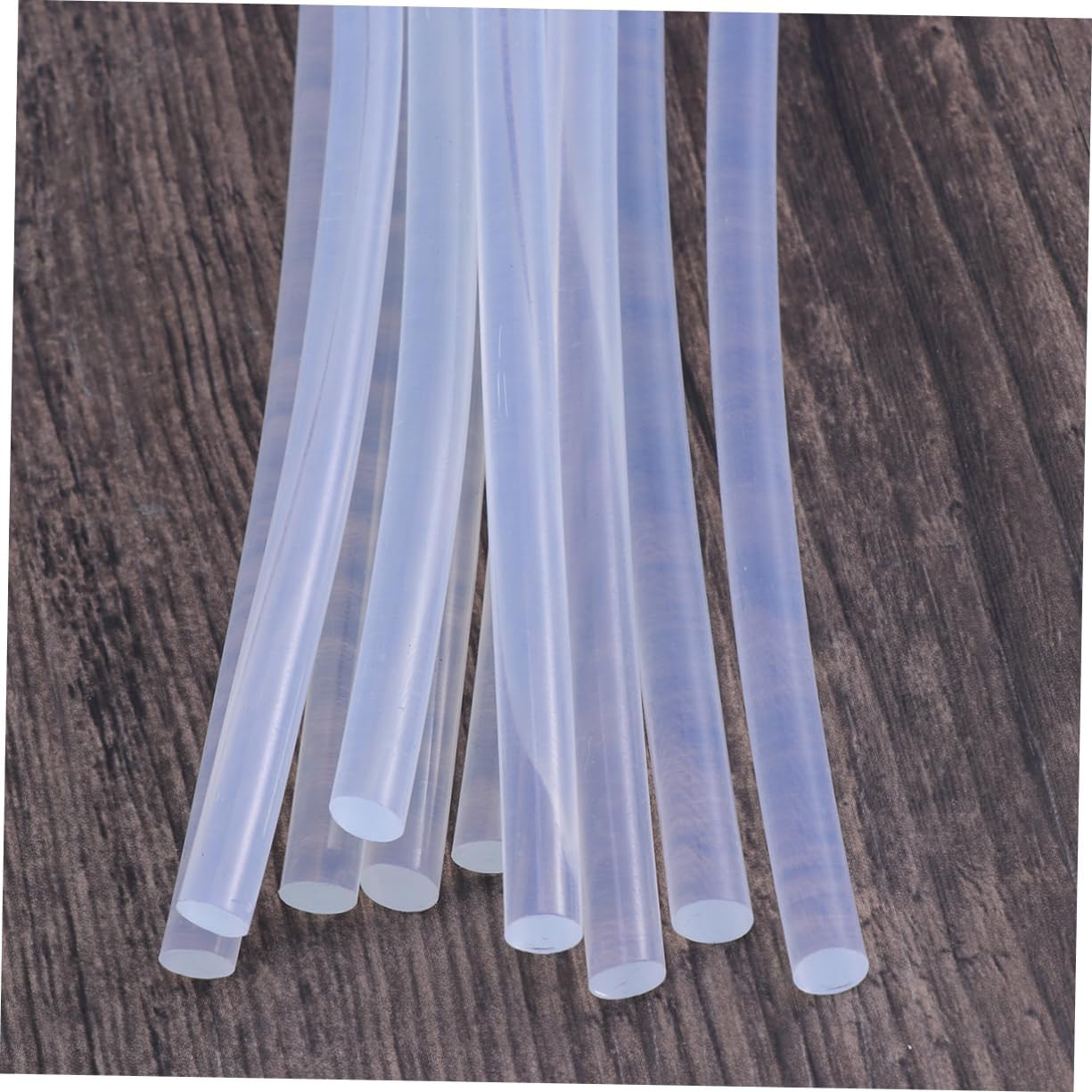 TEHAUX 50pcs Transparent Hot Melt Glue Sticks Versatile Adhesive for Crafts Odor Flexible Melt Repair Tool