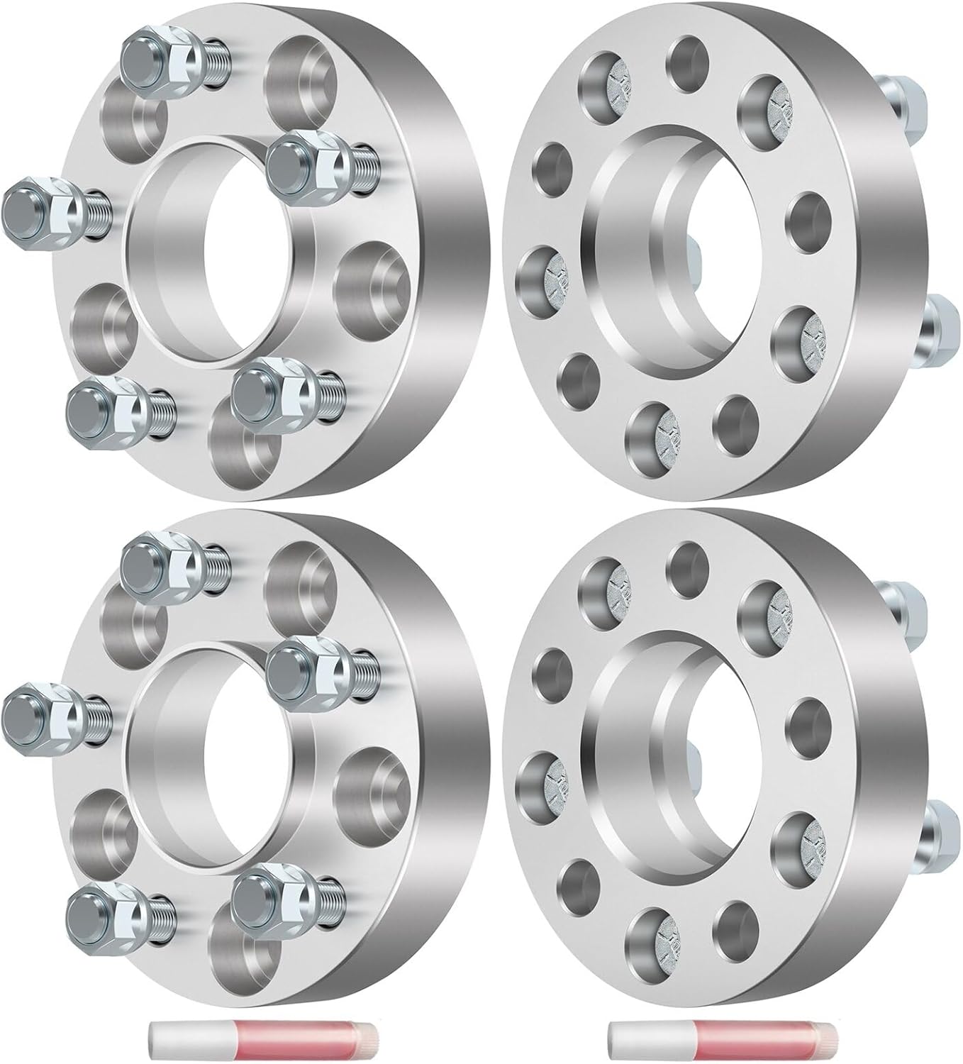 SCITOO 4Pcs Wheel Spacers 1.25 inch 5x4.5 Bore 70.5mm Studs 1/2 5 Lug Wheel Spacers Adapters Fit for for Ford for Mustang for Ford Edge for Ford Crown Victoria for Mazda B2500 B3000 B4000 Navajo