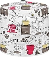 Vista 21 de Cubierta antipolvo para olla a presión de 6 cuartos, freidora de aire, arrocera, cubiertas antipolvo para electrodomésticos de cocina con bolsillos