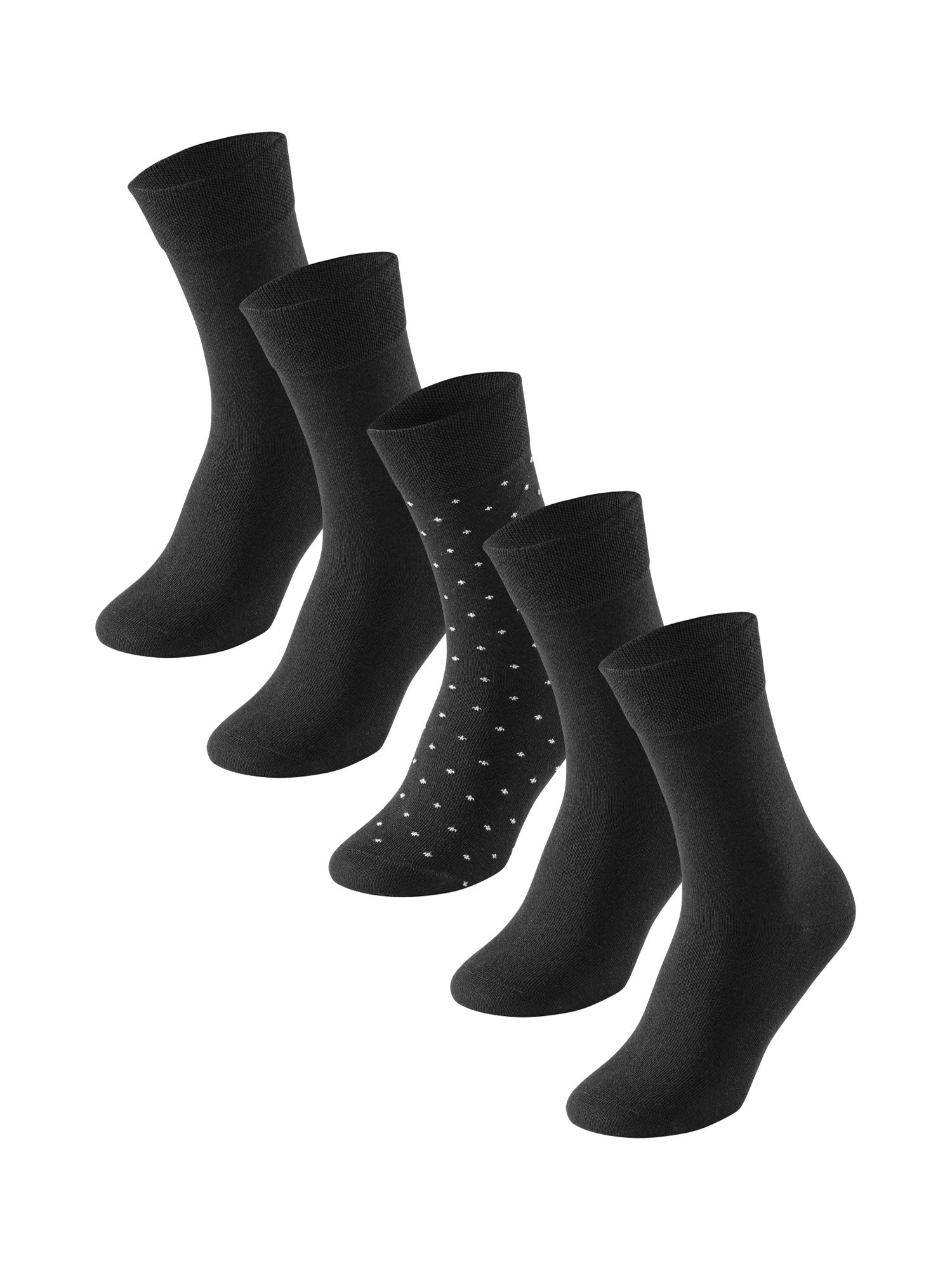 Schiesser Men's Stay Fresh Socks Pack of 5 39-42 Assorted 1_173203