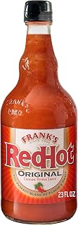 Frank's RedHot Original Cayenne Pepper Hot Wing Sauce, 23 oz - Aged Peppers for Authentic Buffalo Flavor, Gluten-Free