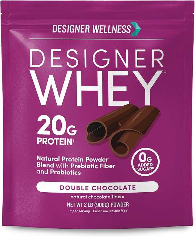 Designer Wellness, Double Chocolate, Designer Whey Protein Powder, 2lb