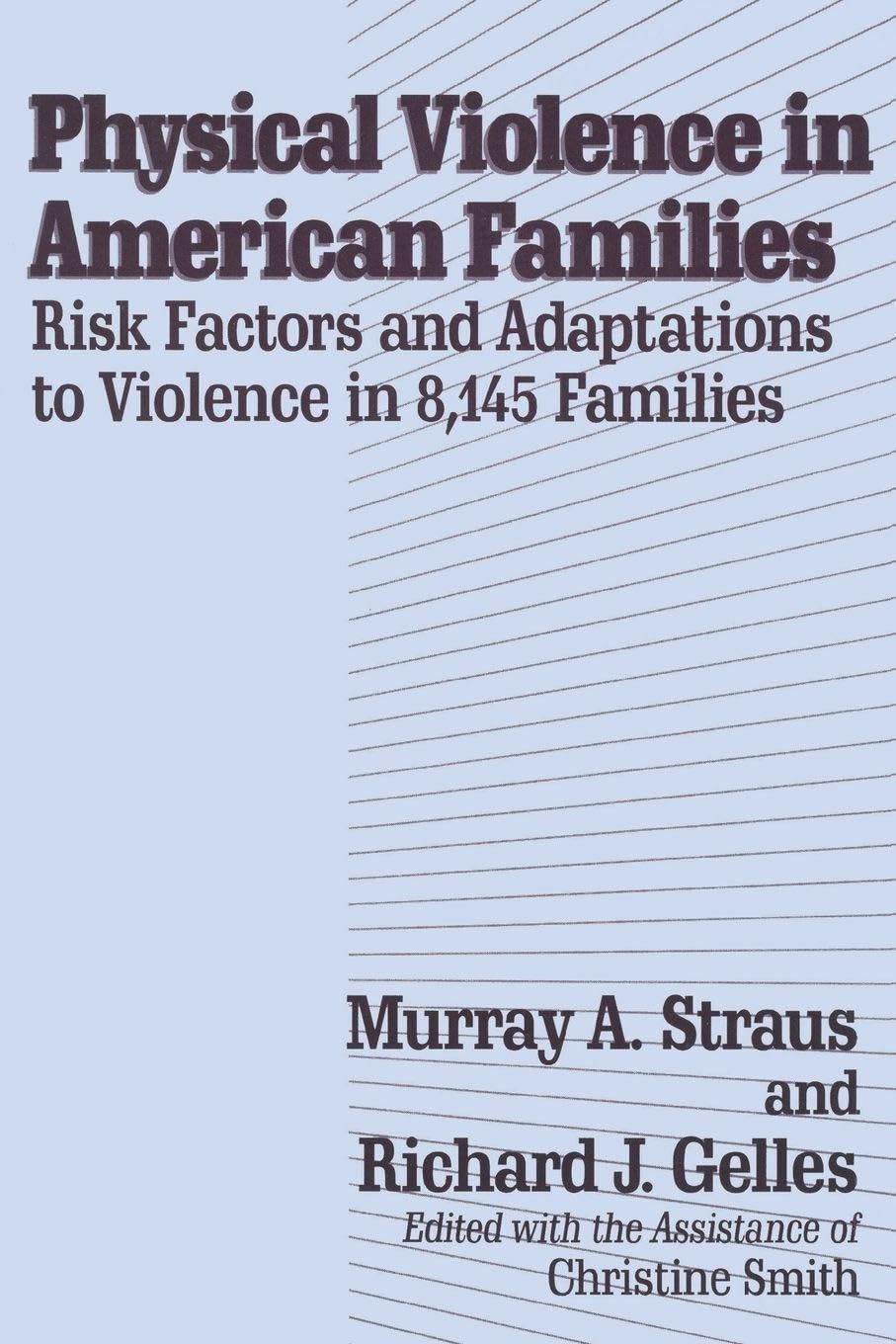Physical Violence in American Families by Murray Straus - 9781560008286