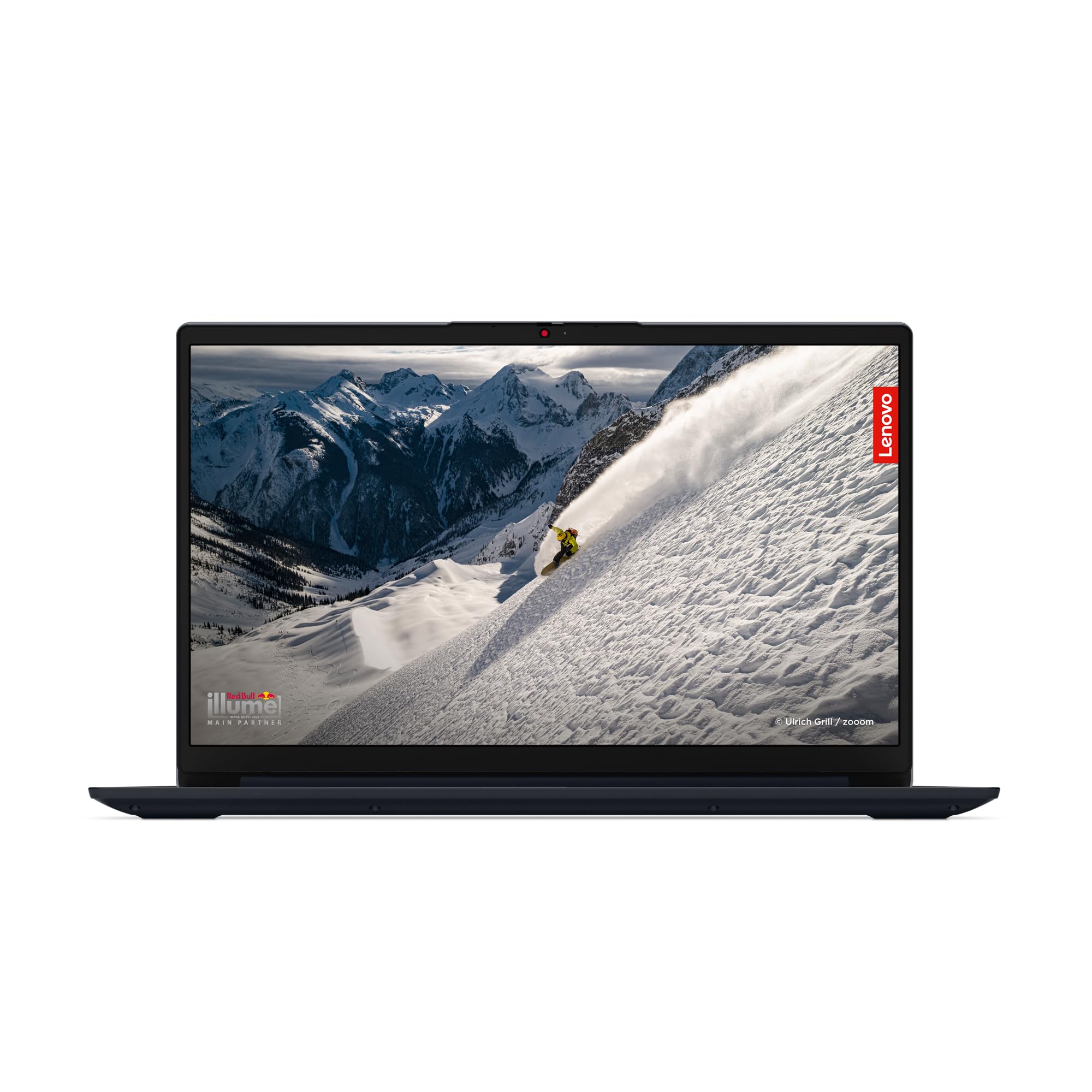 Lenovo IdeaPad 1 Gen 7 - Ordenador Portátil 15.6" FullHD (AMD Ryzen 7 5700U, 8GB RAM, 512GB SSD, AMD Radeon Graphics, Sin Sistema Operativo) Azul - Teclado QWERTY Español