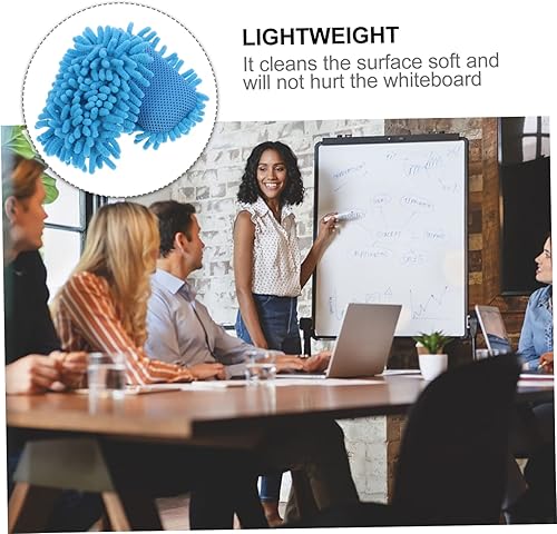 Miniatura 8 de 4 guantes de microfibra para pizarra blanca de chenilla, para limpieza de tablas de microfibra, limpiadores de pizarra de borrado en seco,