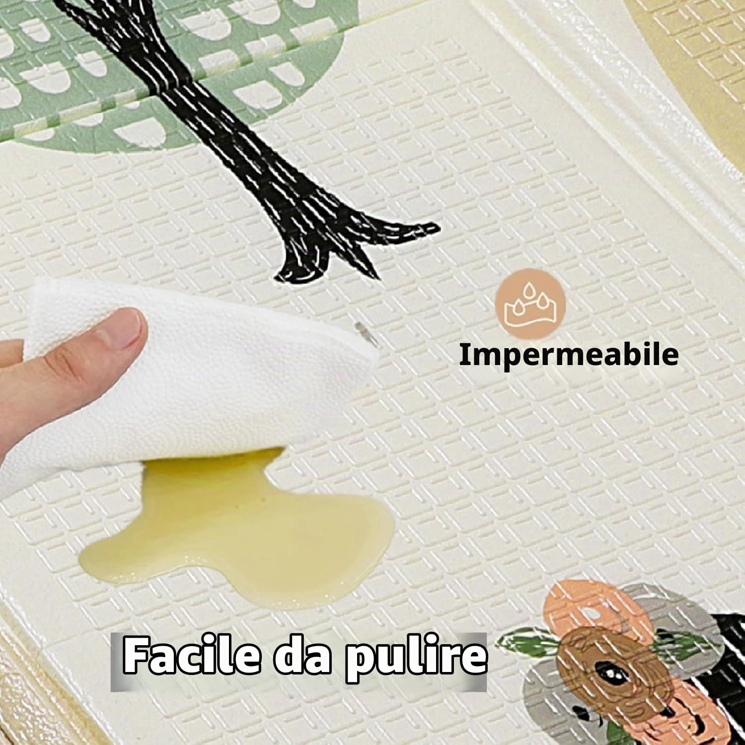 Tappetino da Gioco Play mat Playmats baby Pieghevole per Bambini
