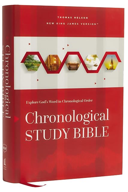 Portada de NKJV, Chronological Study Bible, Hardcover, Comfort Print: Holy Bible, New King James Version