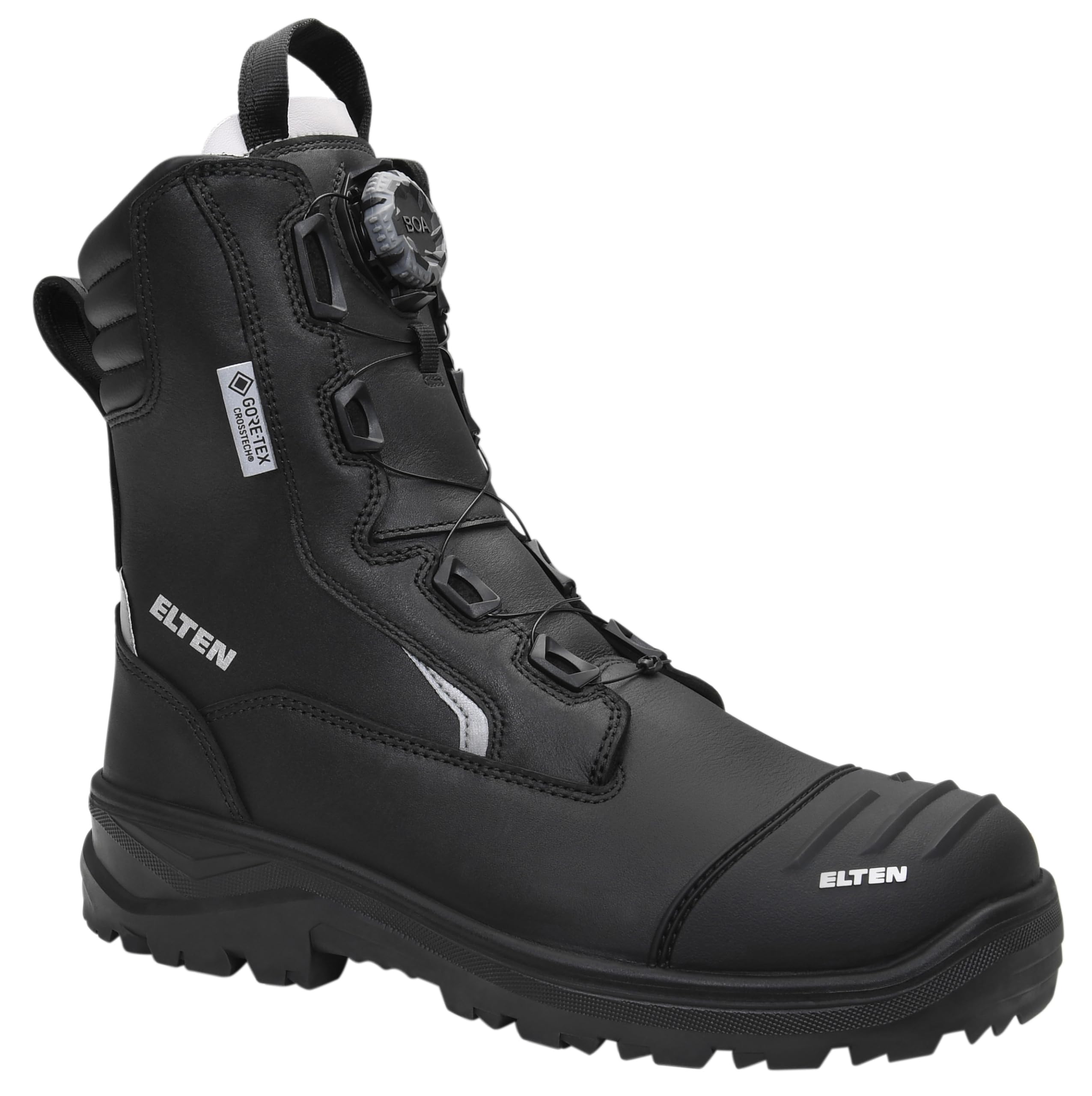 ELTEN FRASER Pro BOA GTX High ESD HI3 CI Typ F1PA | Feuerwehrschuhe für Damen & Herren, GORE-TEX, Stahlkappe, bequeme Passform, schneller Ein- und Ausstieg, sicher