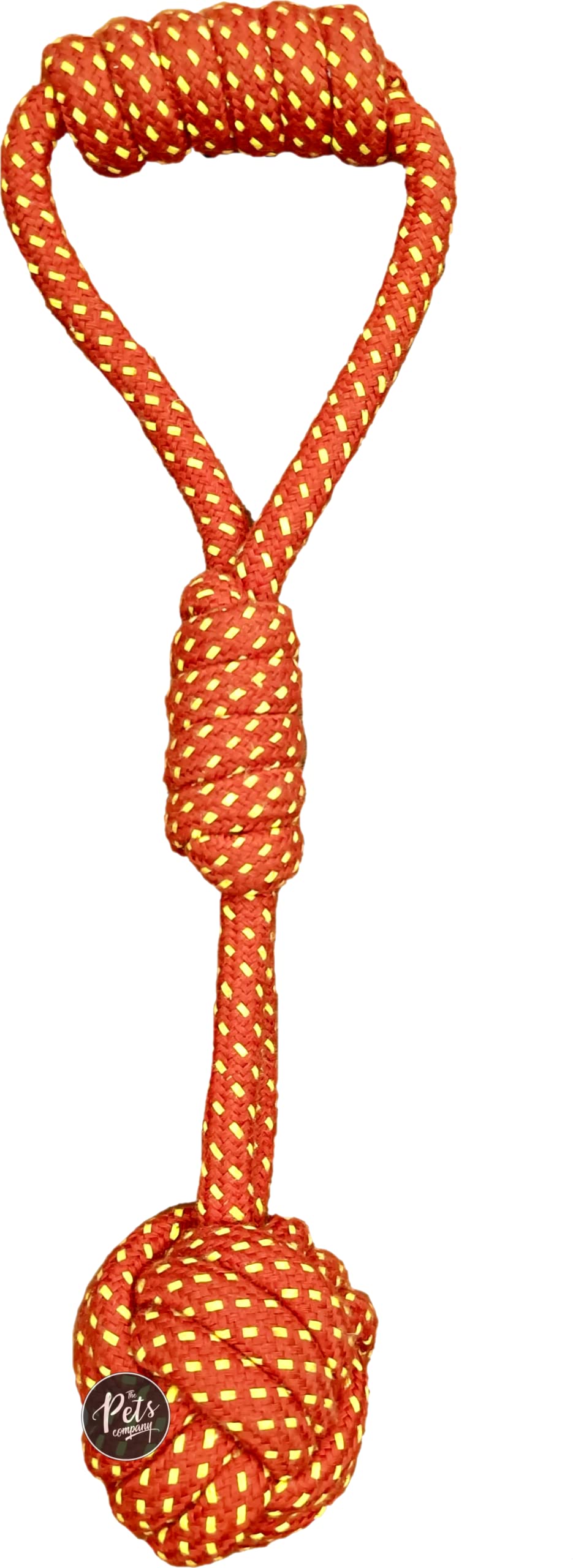 The Pets Company Tug Ball with Knot & Grip Dog Rope Toy for Chewing Teething, Dental Chew Dog Toys for Medium & Large Dogs (B0BQGN5F8D) Amazon Price History, Amazon Price Tracker