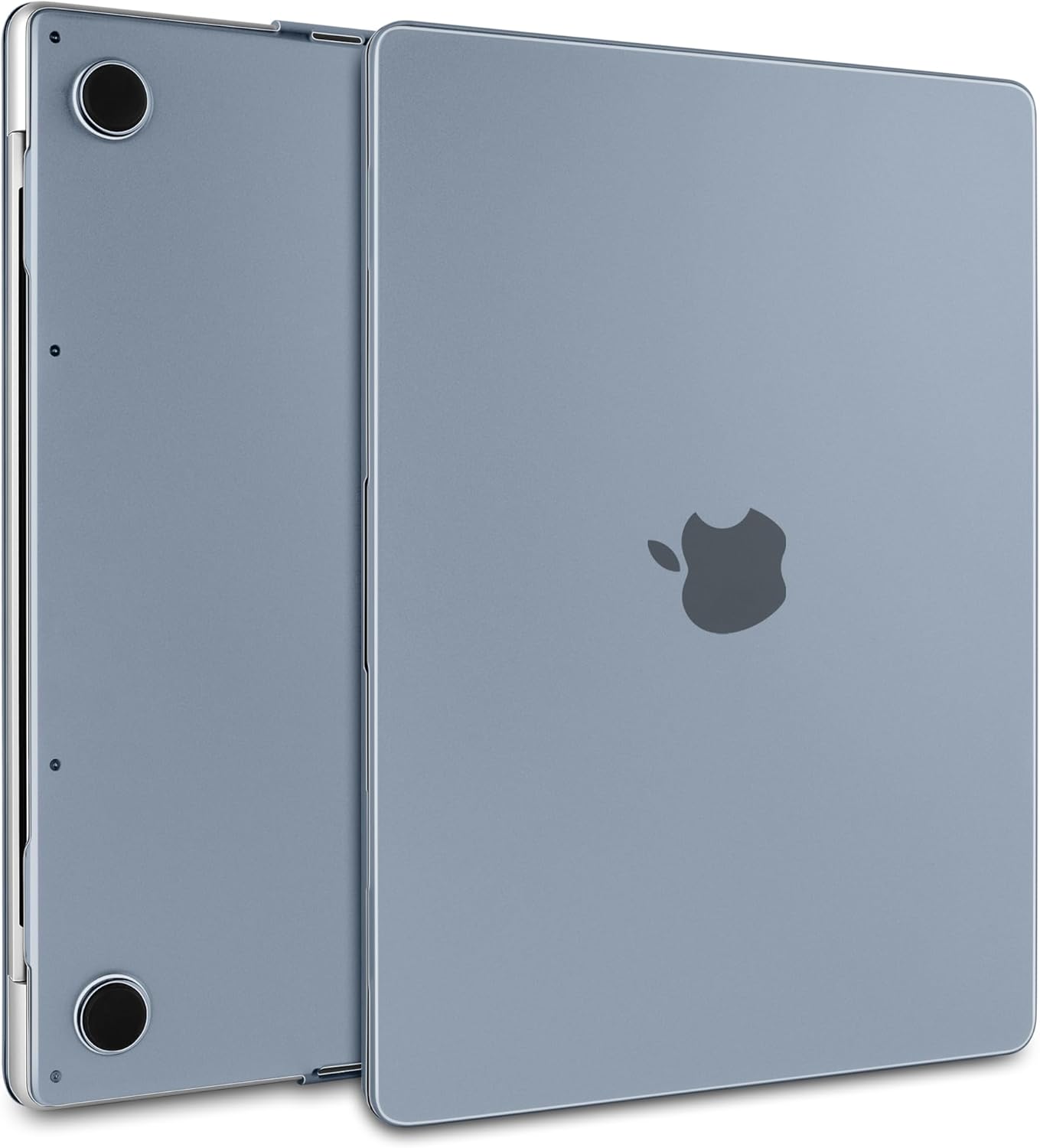 Batianda Matte Ultra-Thin Case for M4 New MacBook Pro 16 inch 2024 2023 2021 Release Model A3403 A3186 A2991 Durable Fingerprint-Resistant, Precision Fit, with TPU Keyboard Cover, Steel Blue