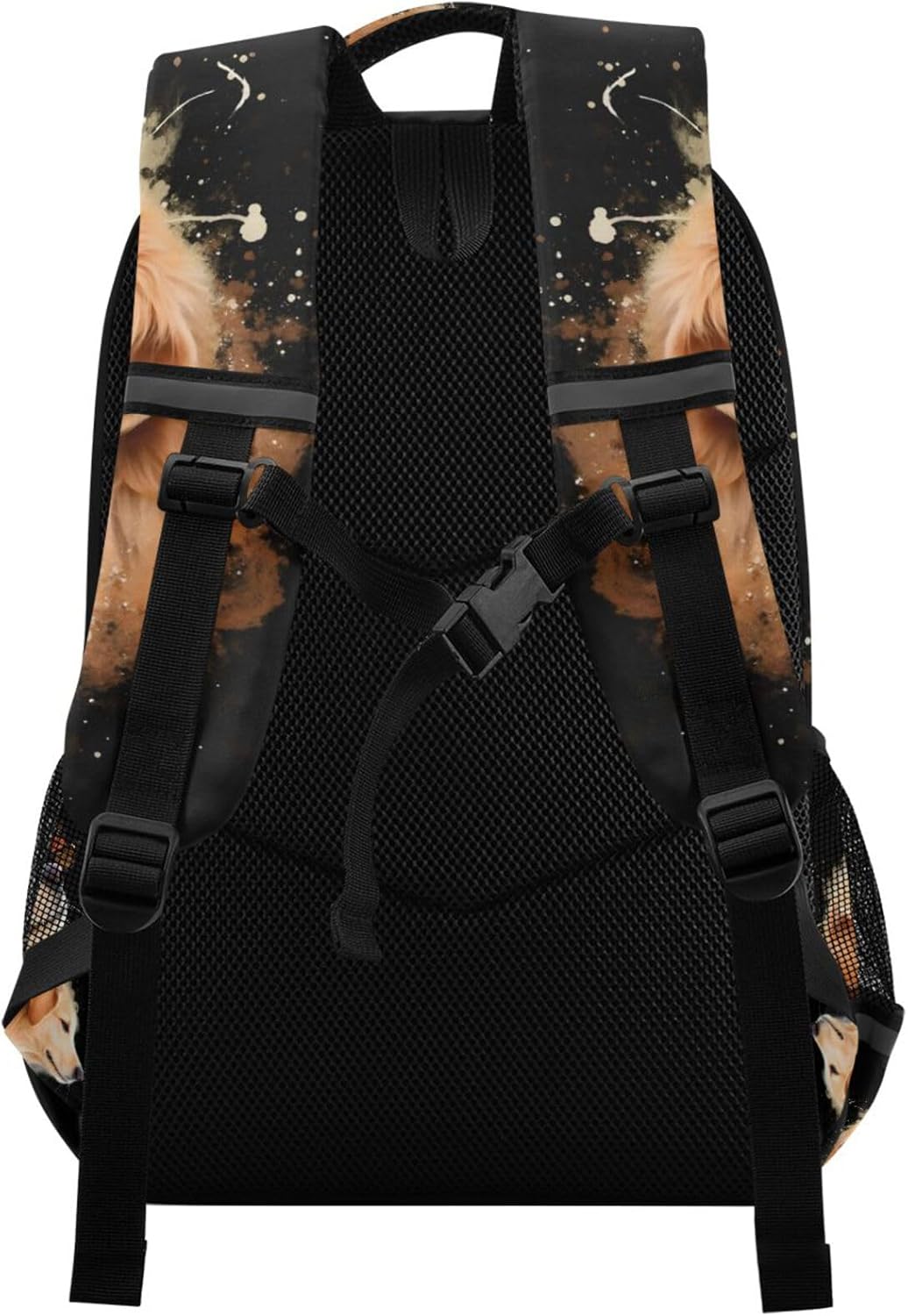 ALAZA Watercolor Golden Retriever Dog with Butterfly Animal Backpacks Travel Laptop Daypack School Book Bag for Men Women Teens Kids