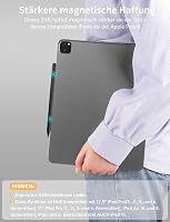 MEKO Digitális Ceruza iPad-hez 2018-2024, Gyorstöltés, Tenyérérzékelés és Dőlésérzékenység, iPad Pro/Air/Mini Kompatibilis, Fekete 7
