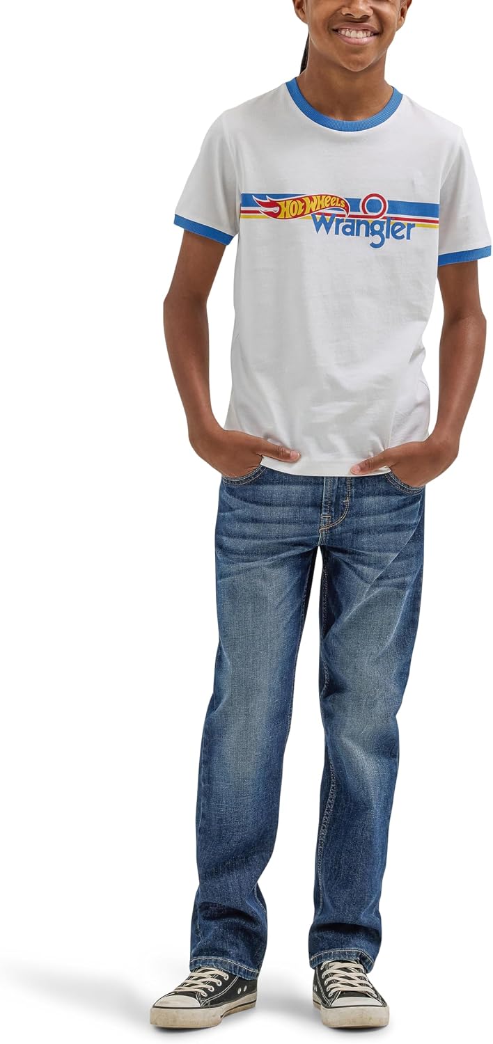 Wrangler Boys' X Hot Wheels™ Youth Ringer Tee
