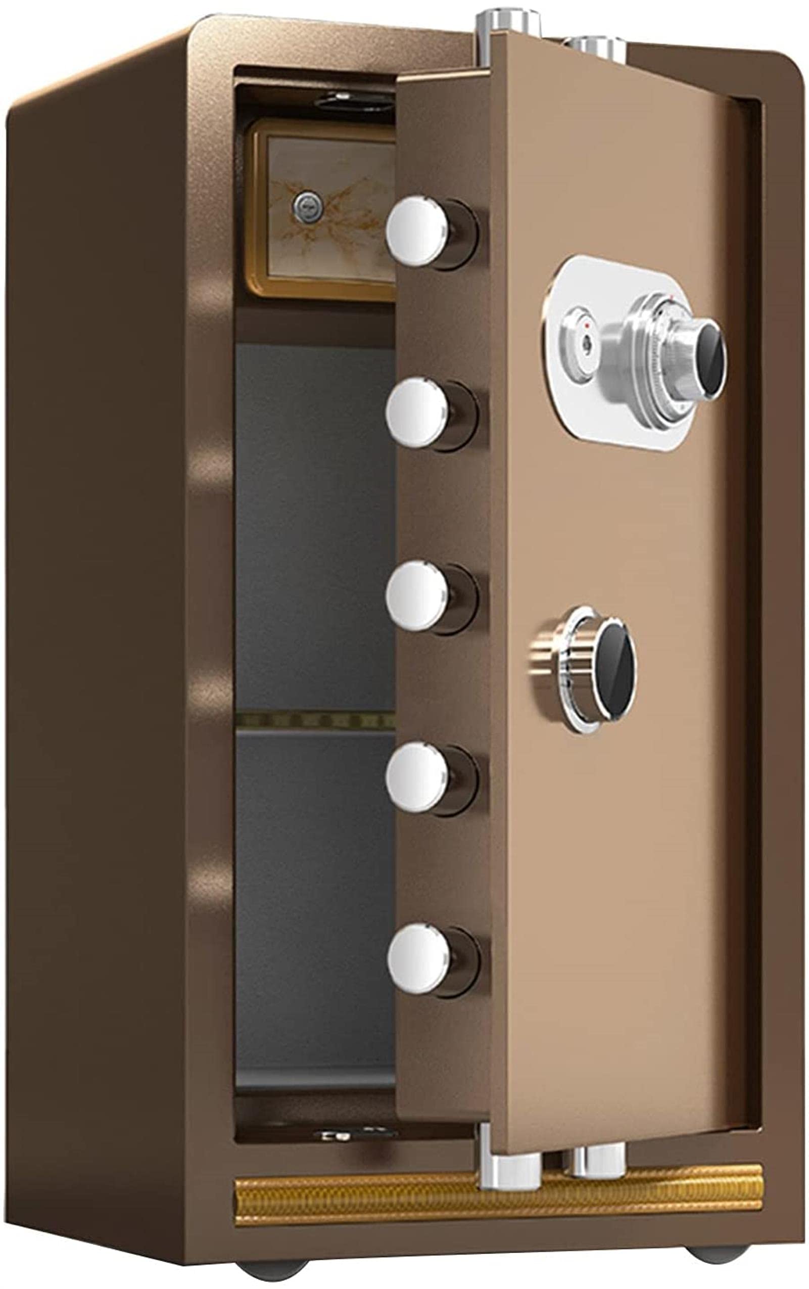 RLKHXBS Security Safe Lock with Key All-Metal Mechanical Password Cash, Jewelry Lockers,Anti-Smashing and ty Deposit