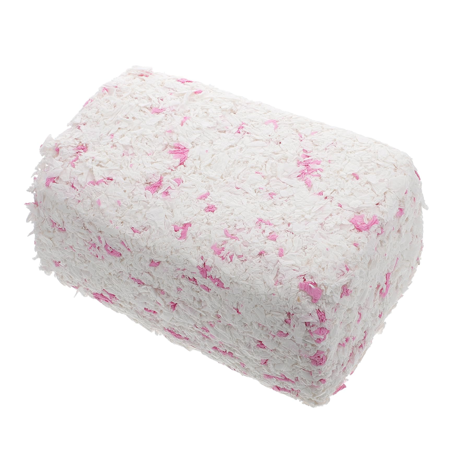 Happyyami Lettiera di Carta per Criceti e Gerbilli, Materiale da Nido Bianco, Assorbente e Sicuro per Gabbie di Piccoli Animali, 1 Sacchetto da 450g