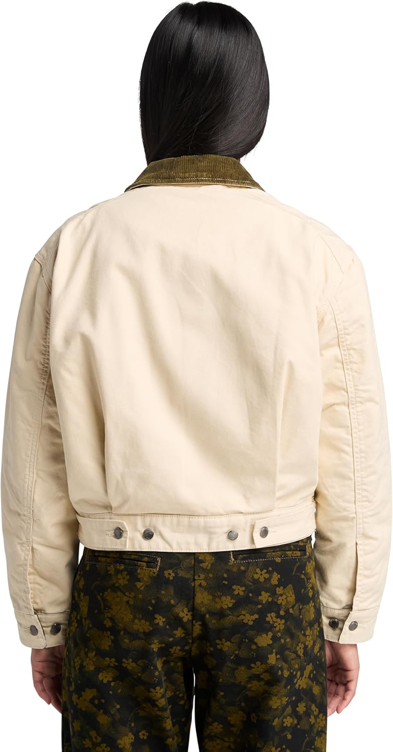 Timberland Womens Quilted Washed Canvas