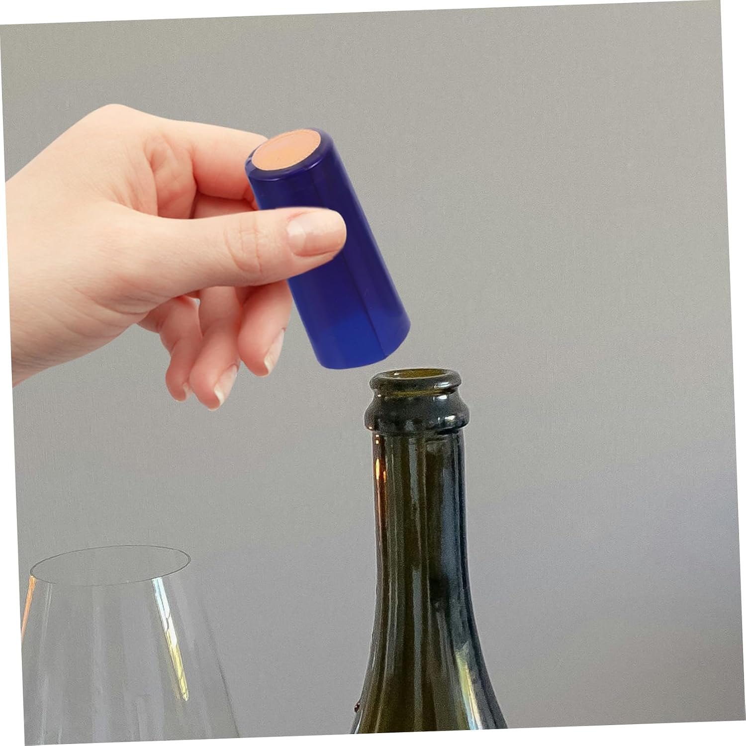 Assorted Wine Bottle Capsules Wine Cork Replacement for Cellars Stopper for Freshness