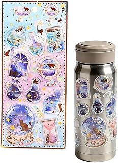 3D かわいい ステッカー,立体的なエンボスデコレーション,ジャーナリング シール - 携帯ケース ノート パソコン クラフト 子供 大人 パーティー 学級報酬に