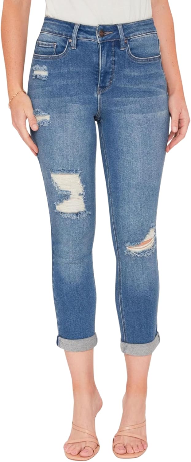 Royalty for Me Womens Royalty for Me Women's Vintage 5 Pocket Slim Straight Cuff Jean