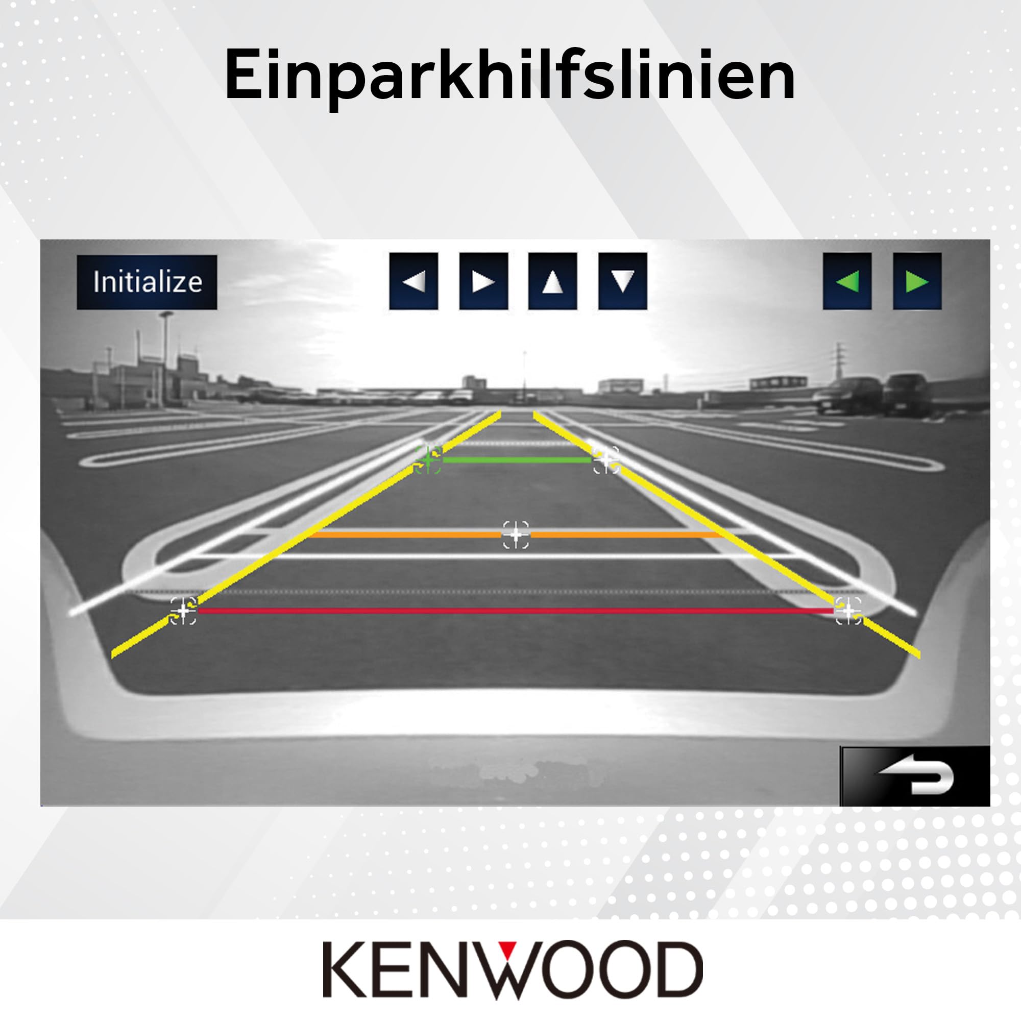 Kenwood CMOS-230 Rückfahrkamera schwarz