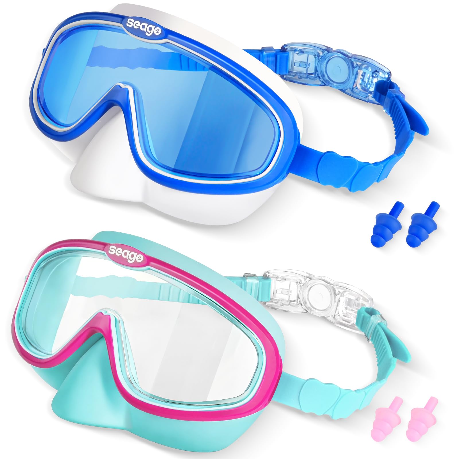 Kids Swim Goggles 2 Pack