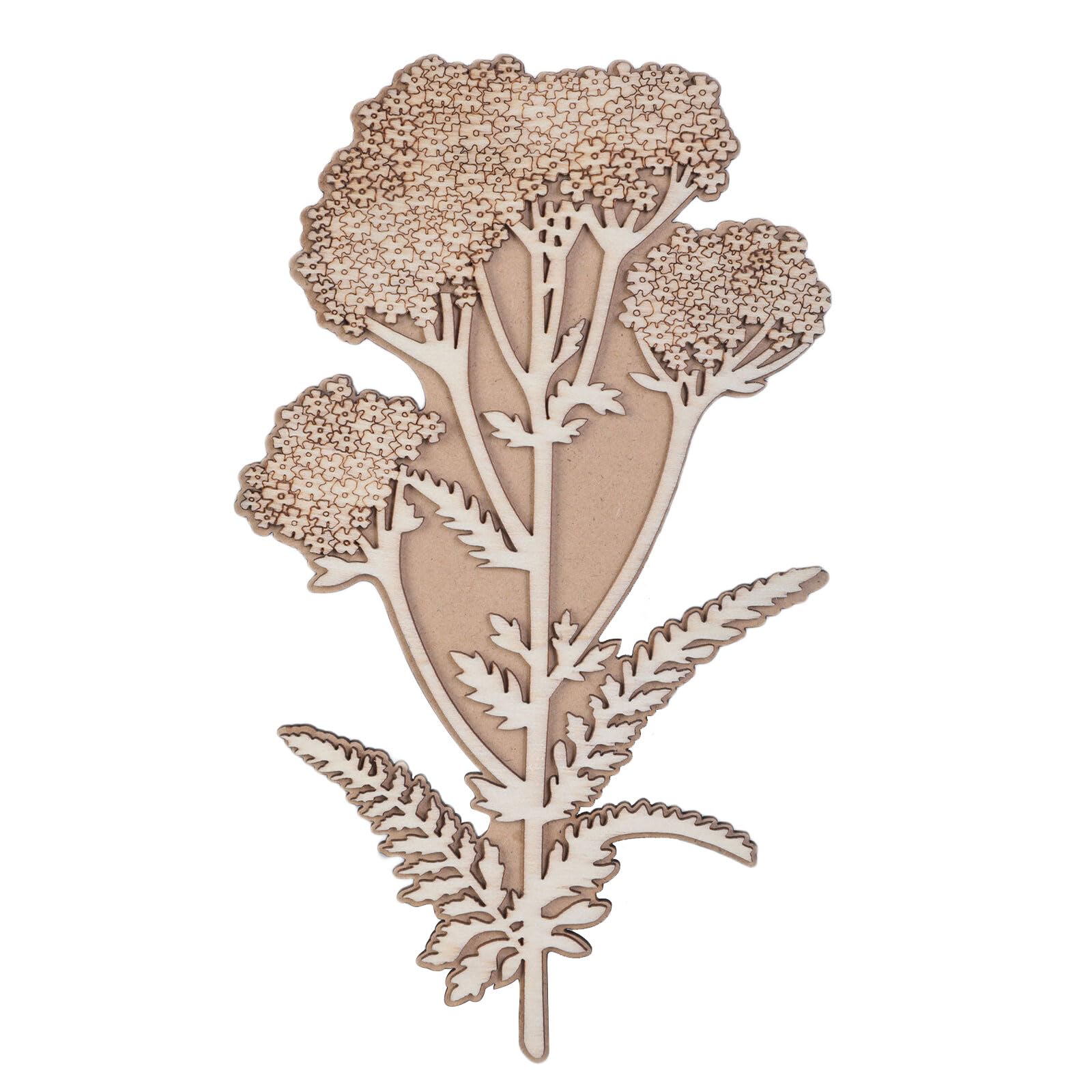 Stamp Plant Decorative Wood for Crafting Scrapbook Painting Teaching and Card Making Wood Plant Decorative
