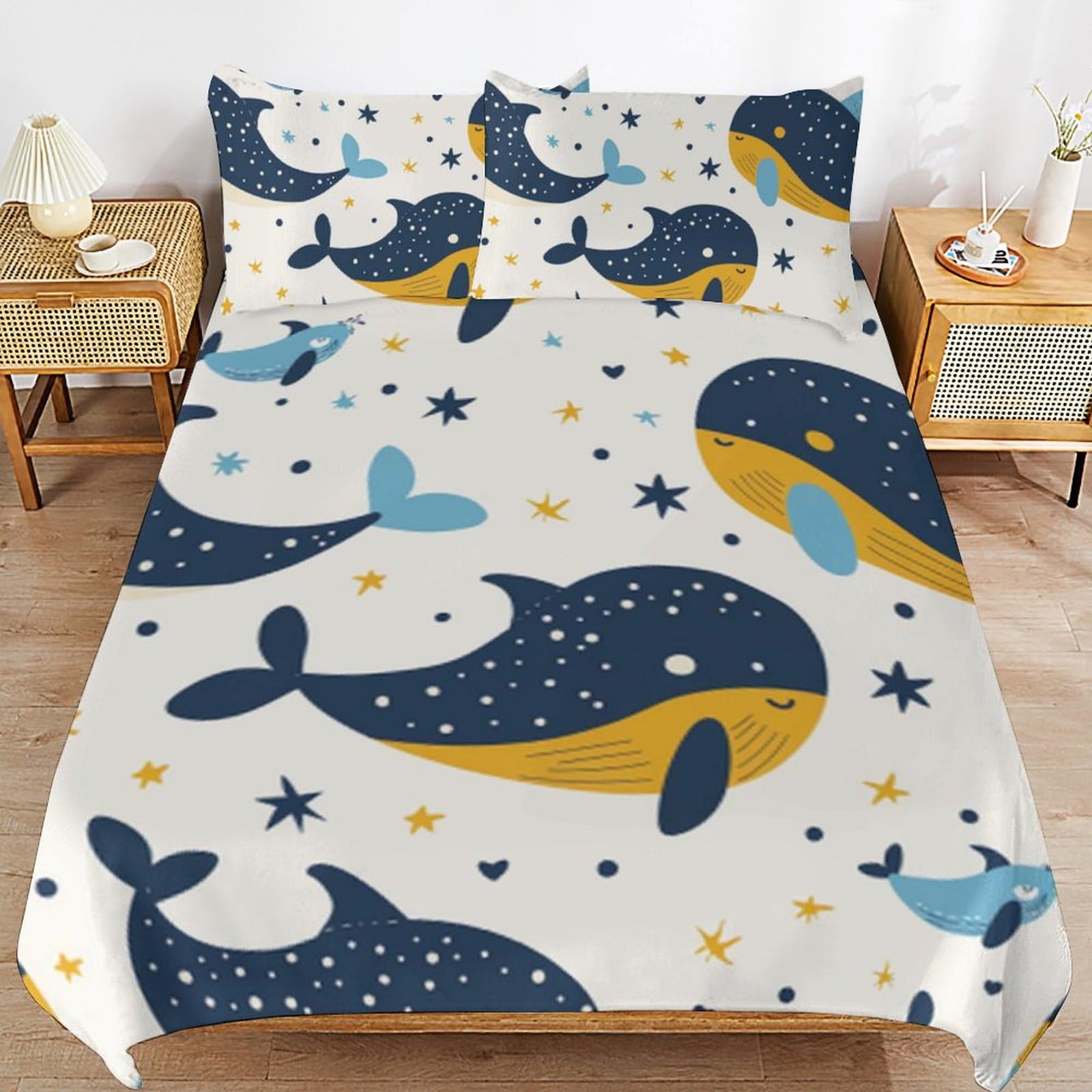 Parure de lit 3 pièces rose pour offrir un cadeau de couchage magique aux petites filles
