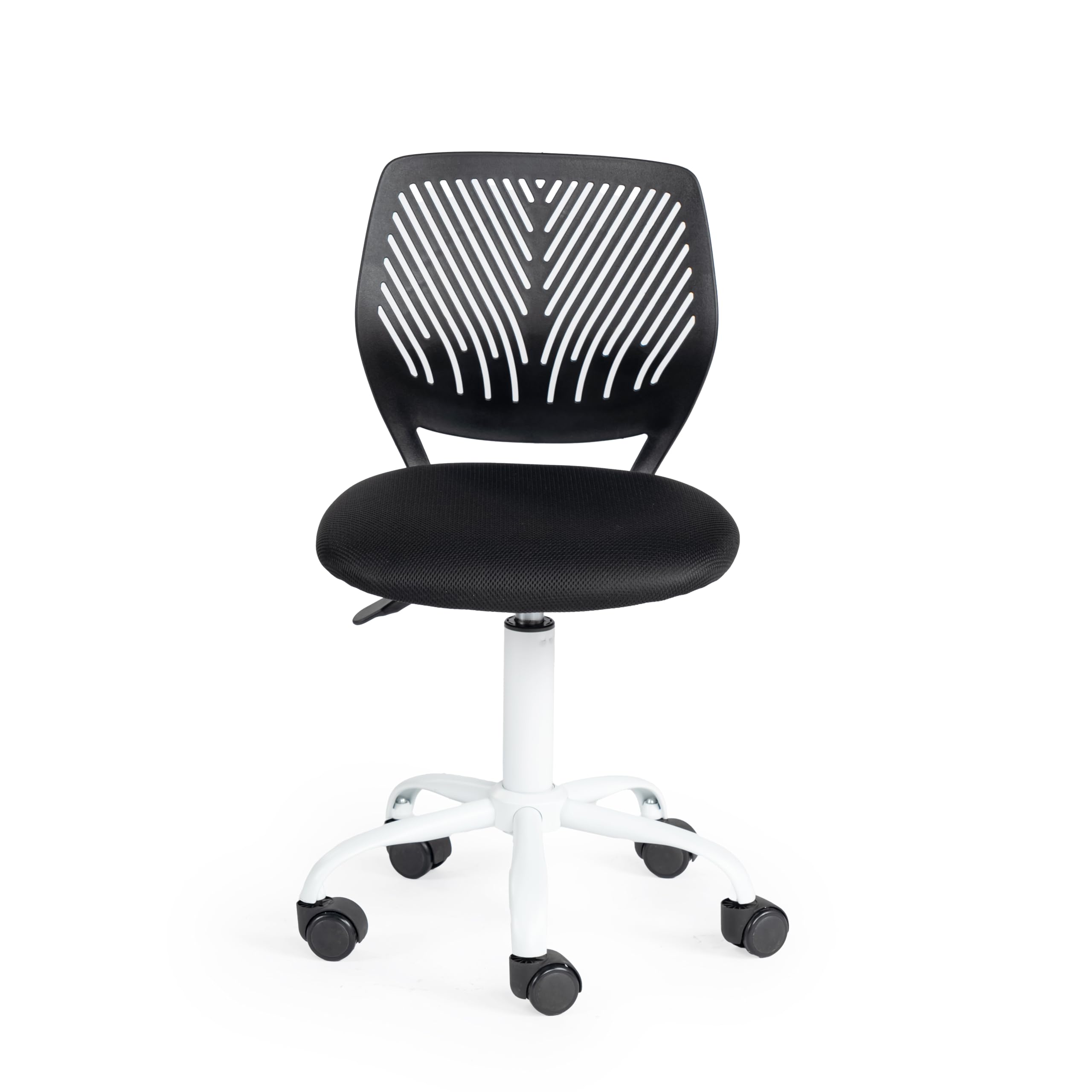 Chaise de bureau pivotante sans accoudoir pour soulager le dos et gagner de la place