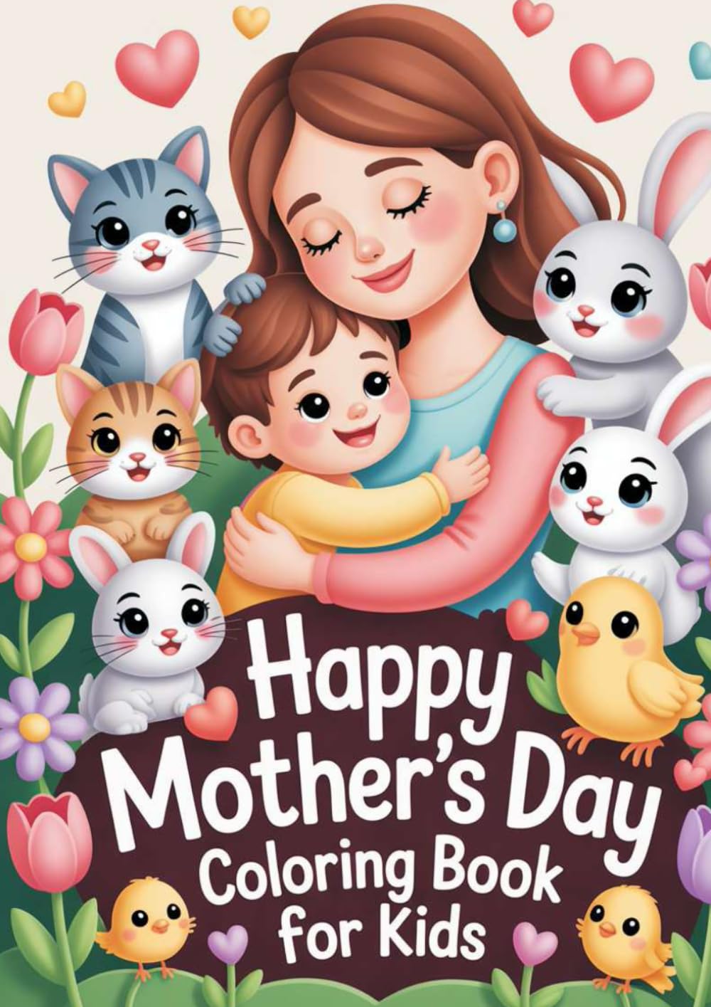 Happy Mother’s Day: Coloring Book for Kids