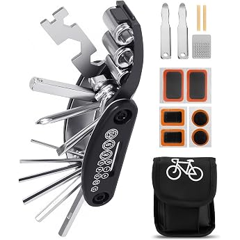 Fahrrad Multitool 16-in-1 Fahrrad Reparatur Set Fahrrad Werkzeug f r Mountainbike Unterwegs Fahrrad-Multifunktionswerkzeug