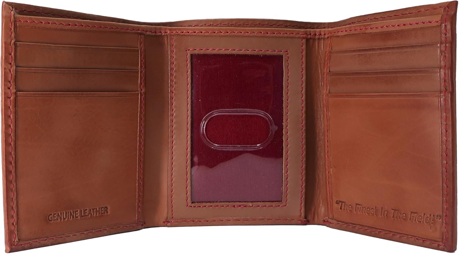 Rawlings | Men's Trifold Wallet Collection | Genuine Leather | Multiple Styles & Colors