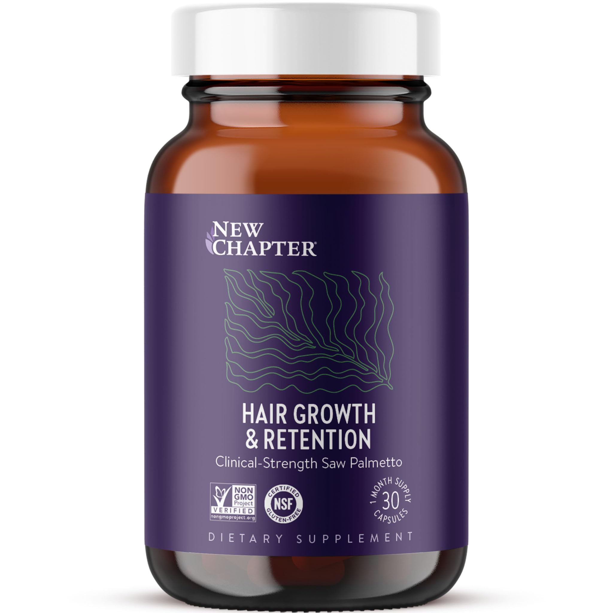 New Chapter Clinical-Strength Hair Growth & Retention Helps Reduce Shedding in 8 Weeks – Clinically Studied Saw Palmetto Promotes Stronger Hair Anchoring - Bala