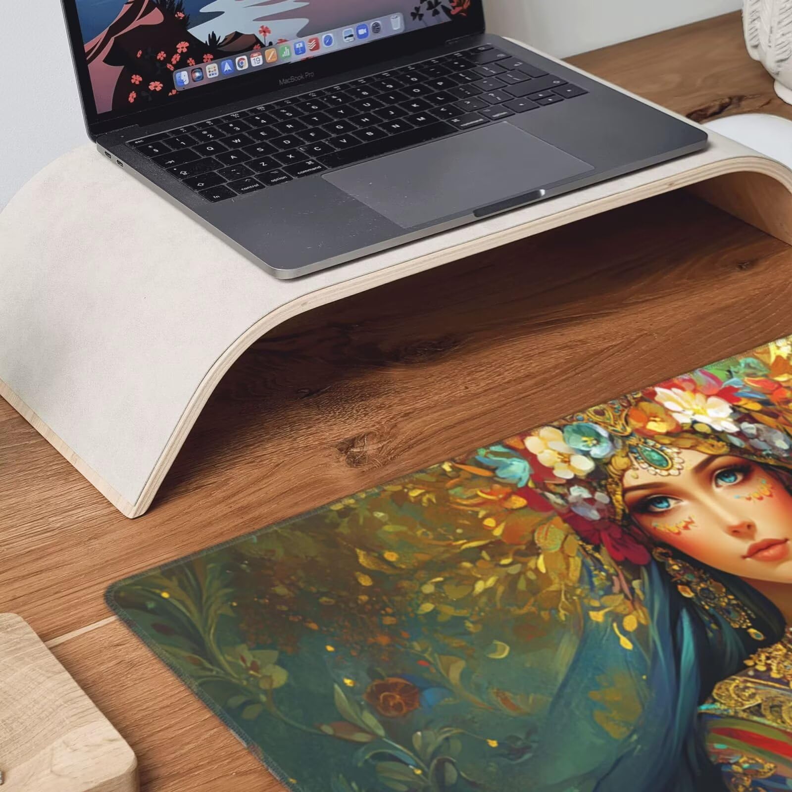 Żółta podkładka pod mysz XXL Piękna mata na biurko 1600 x 800 x 3 mm zmywalna podkładka do gier na laptopa, z antypoślizgową gumową podstawą do gier, komputera, personelu biurowego Y1235
