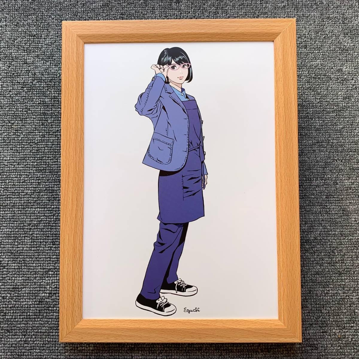 江口寿史 ポスター Amazon.co.jp: 江口寿史 イラスト 額装品 A4サイズ ポスター風