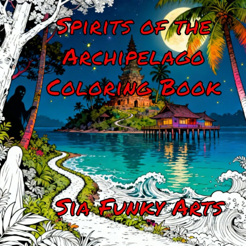 Spirits of the Archipelago Coloring Book: A Mystical Adult Coloring Journey Through Legendary Archipelago Spirits