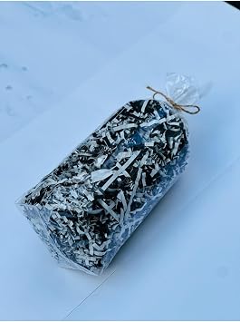 Siyah & beyaz K rp k Ka t 50 Gr | Z Zigzag Kutu Dolgu ve S sleme Ka d  | Hediye Kutusu  in