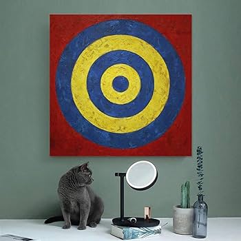 Amazon.co.jp: Jasper Johnsジャスパー・ジョーンズ《標的》ポスター