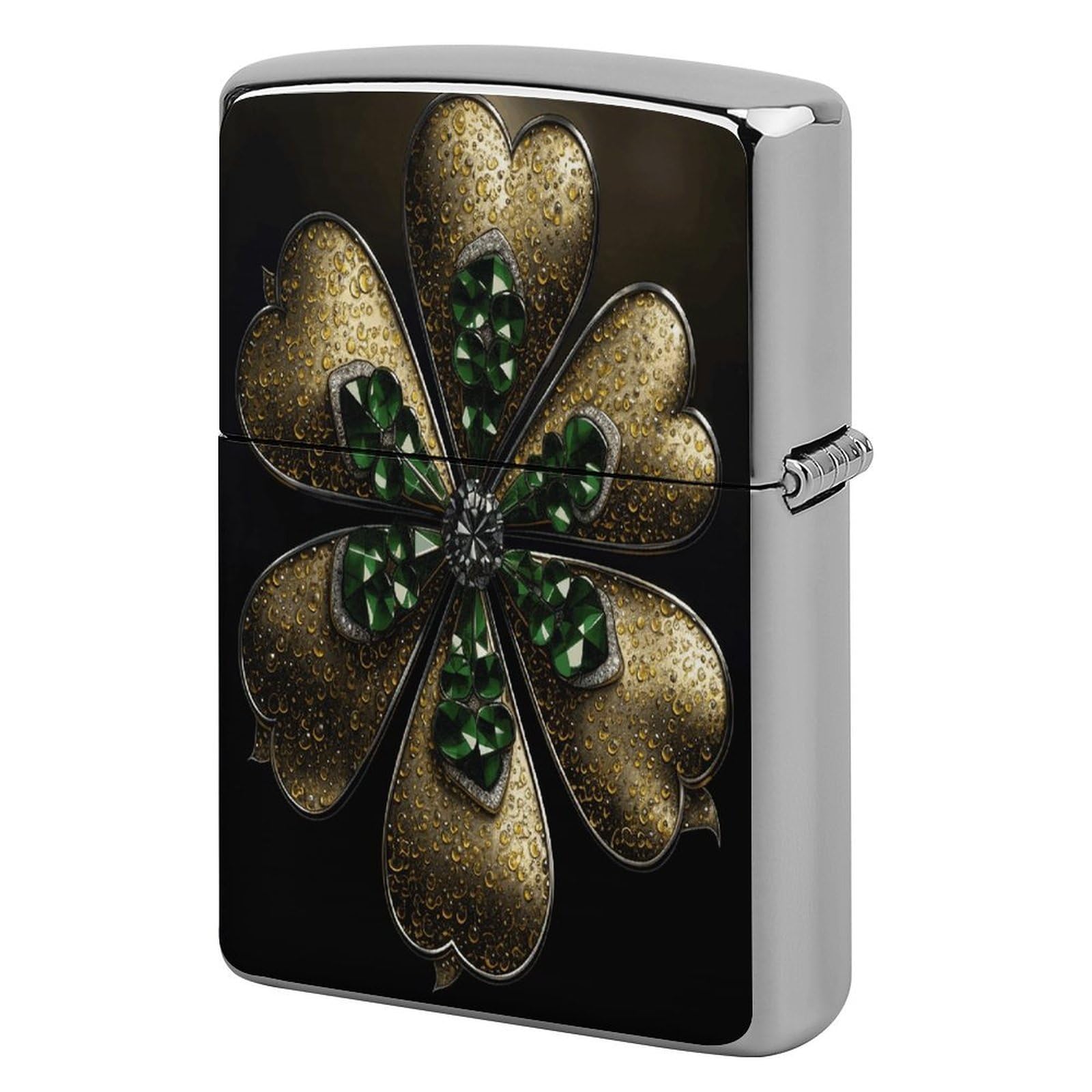 Fekiloot Style Golden Decoration Lighter Case Cover Lighter Holder