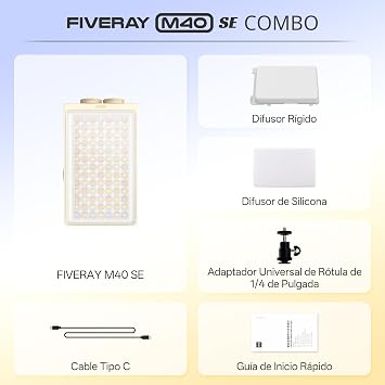 ZHIYUN FIVERAY M40 SE Combo 40W Portable Outdoor Camera Video Light